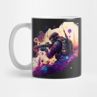 Soldier watercolor print Mug